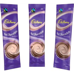 Cadbury Hot Chocolate Powder Sachets Fairtrade 1 Cup Ref 403111 Pack