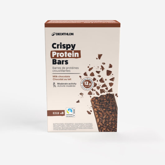 Crunchy Milk Chocolate Protein Bar X8