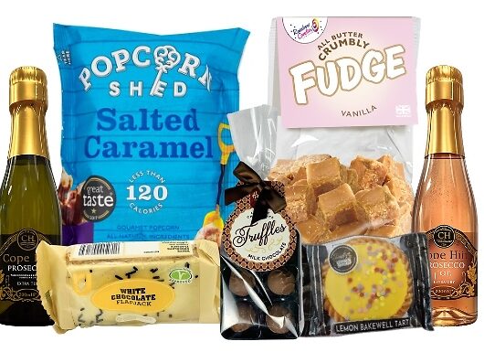 Sweet Treats & Mixed Prosecco Gift Box - 7 Items!